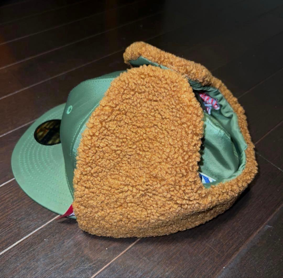 LA 59FIFTY キャップ 耳付き オリーブ