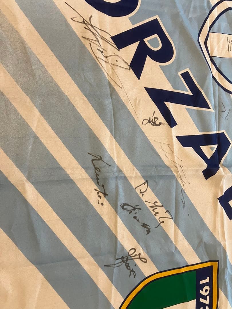 S.S. Lazio フラッグ サイン入り