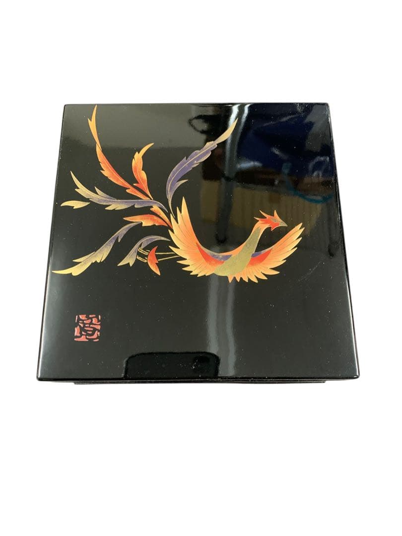 未使用 箱付 山本寛斎 KANSAI 重箱 三段 鳳凰 2セット