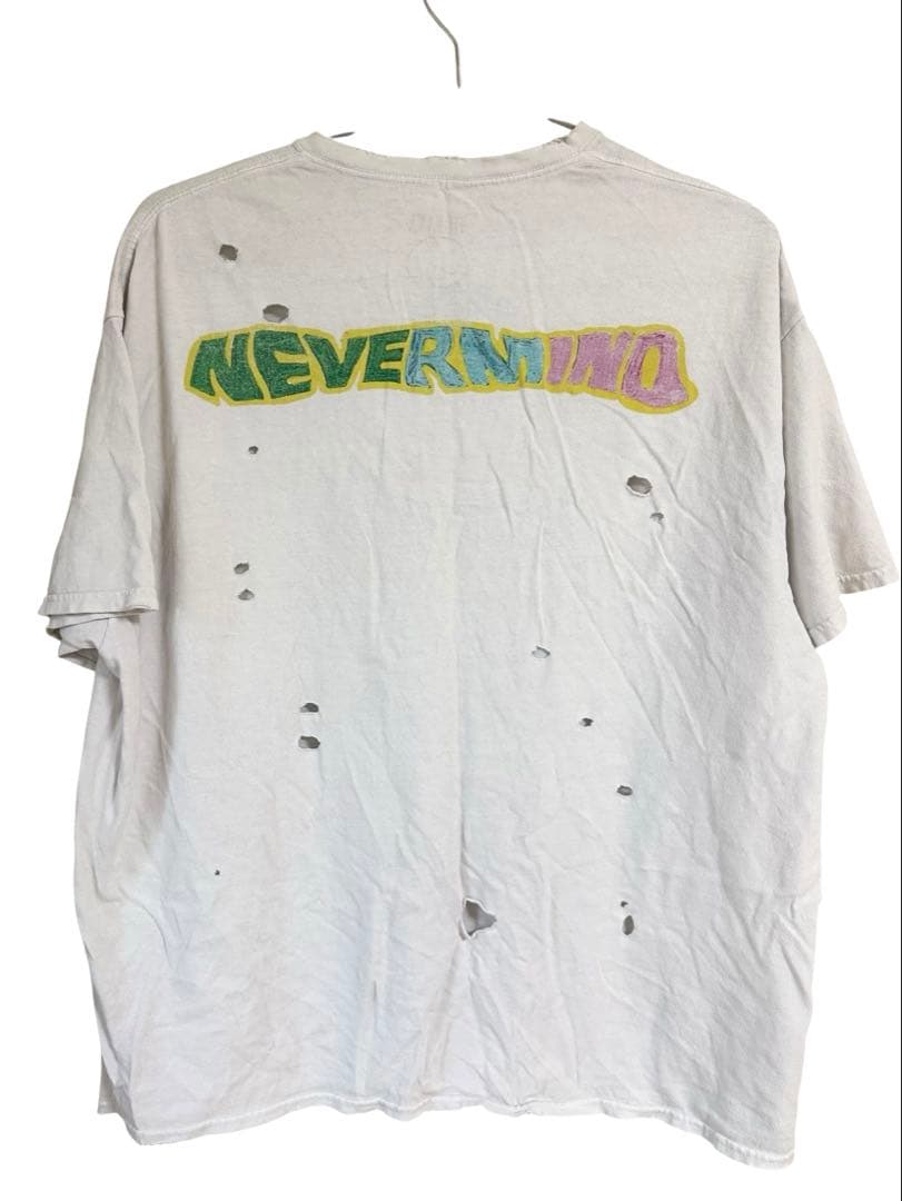 NIRVANA ニルヴァーナ バンドTシャツ スマイリーフェイス ダメージ加工風