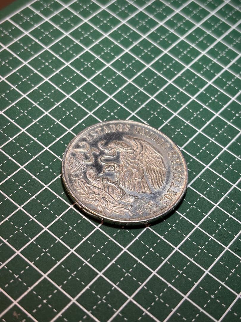 1968年メキシコ銀貨25ペソメキシコオリンピック記念銀貨SV720銀貨