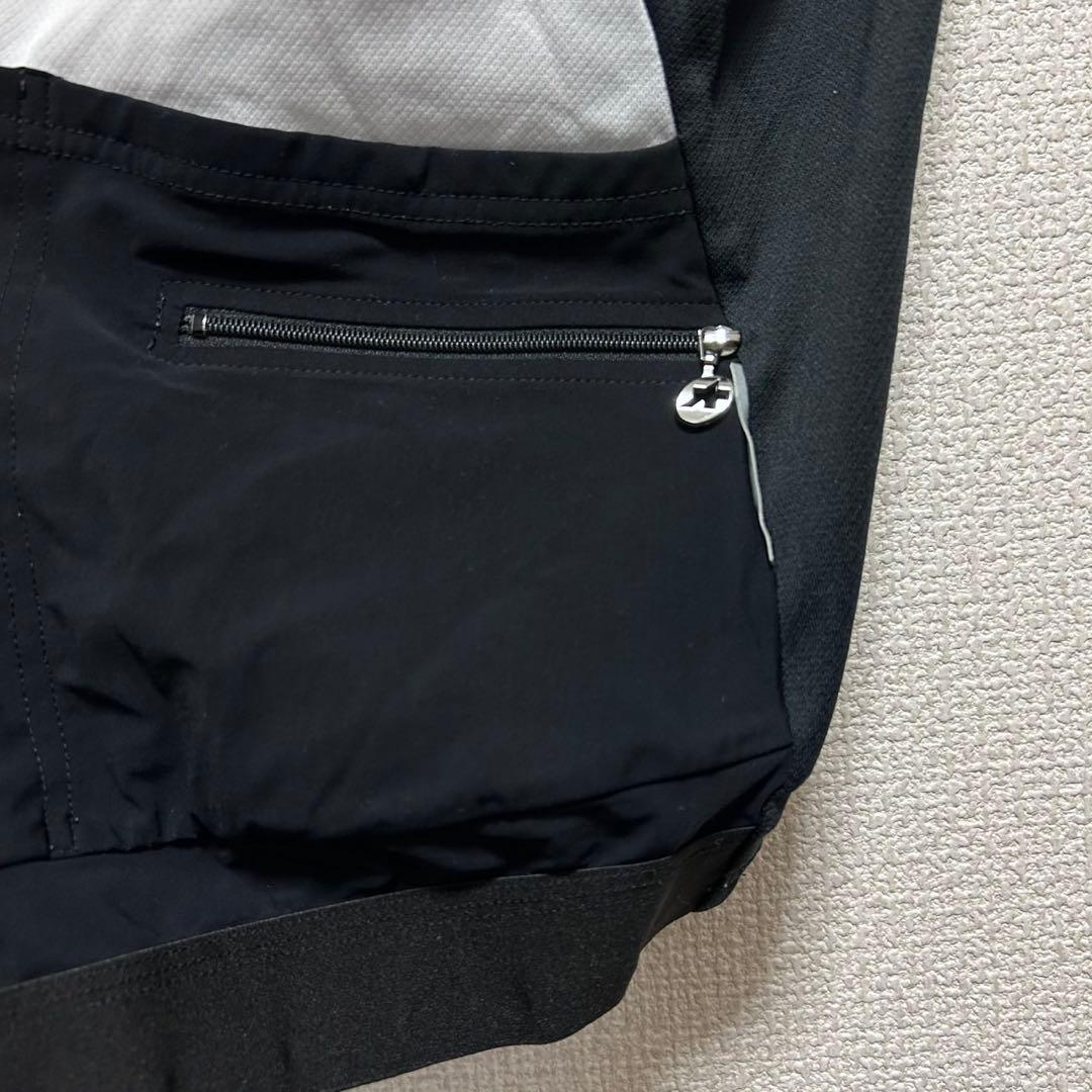 アソス SS MILLE サイクルジャージ 半袖 XL ビッグサイズ 黒白