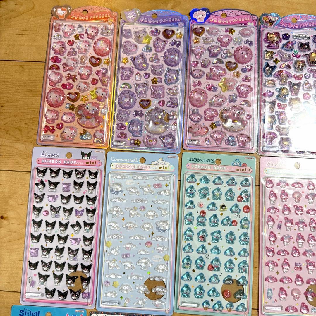 新品　ボンボンドロップ　シール　50点　正規品　うるちゅる　サンリオ　ディズニー