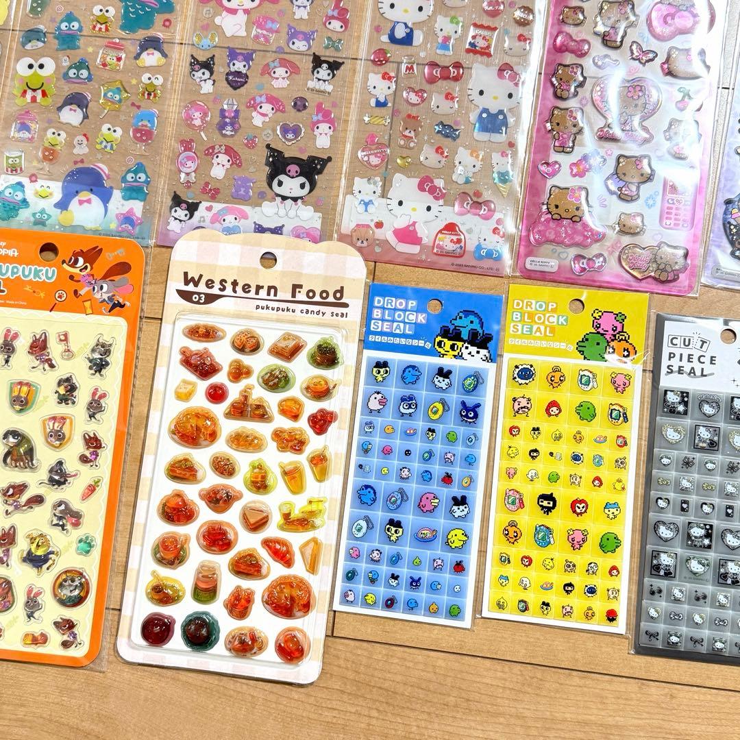 新品　ボンボンドロップ　シール　50点　正規品　うるちゅる　サンリオ　ディズニー