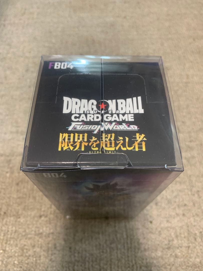 限界を超えし者　未開封BOXテープ付き　ドラゴンボールカード