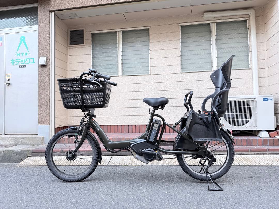 大阪府　子供乗せ　電動アシスト自転車 チャイルドシート付き