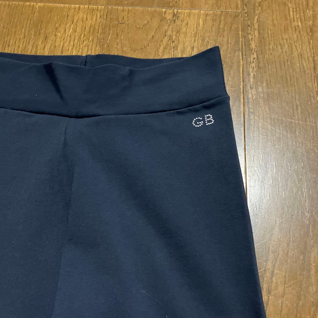 【美品】GB 花柄プリント ヨガパンツ 濃紺