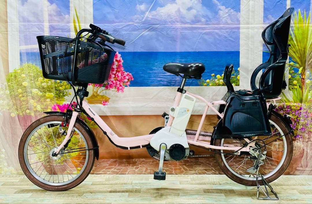 超特価！パナソニック⭐️ギュット！子供乗せ電動アシスト自転車Y1726