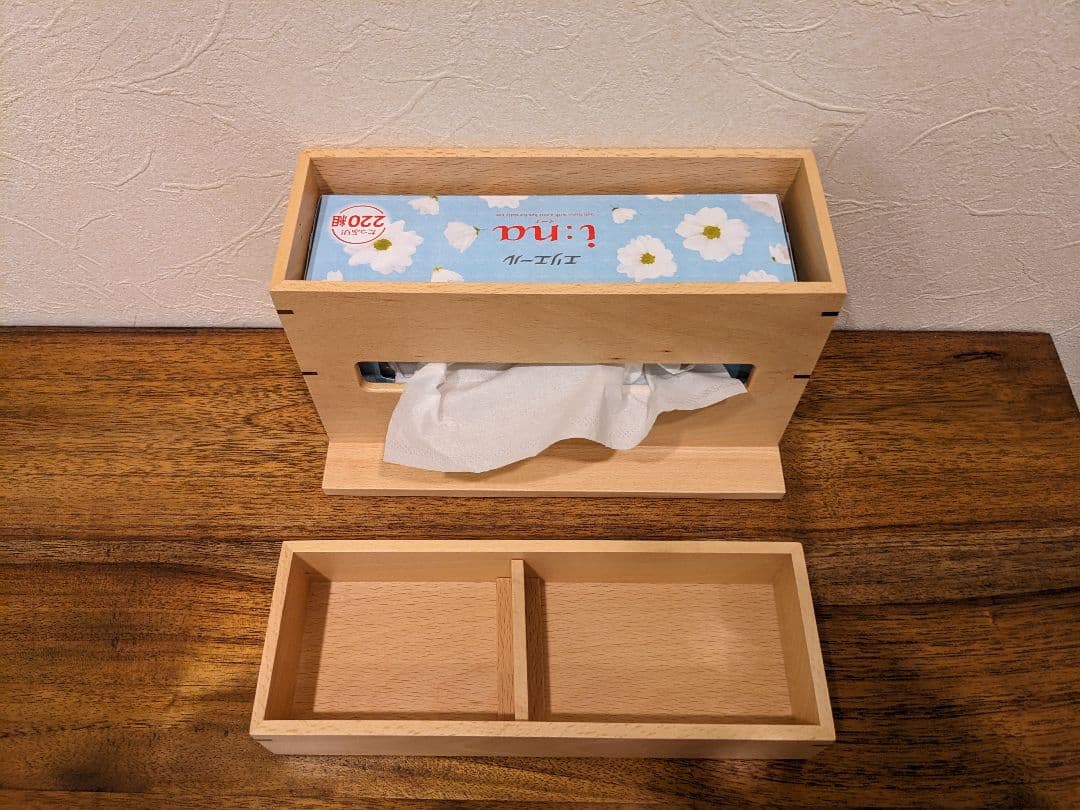 日本製 ティッシュボックス ティッシュケース 木製 ビーチ材 ホテル 旅館
