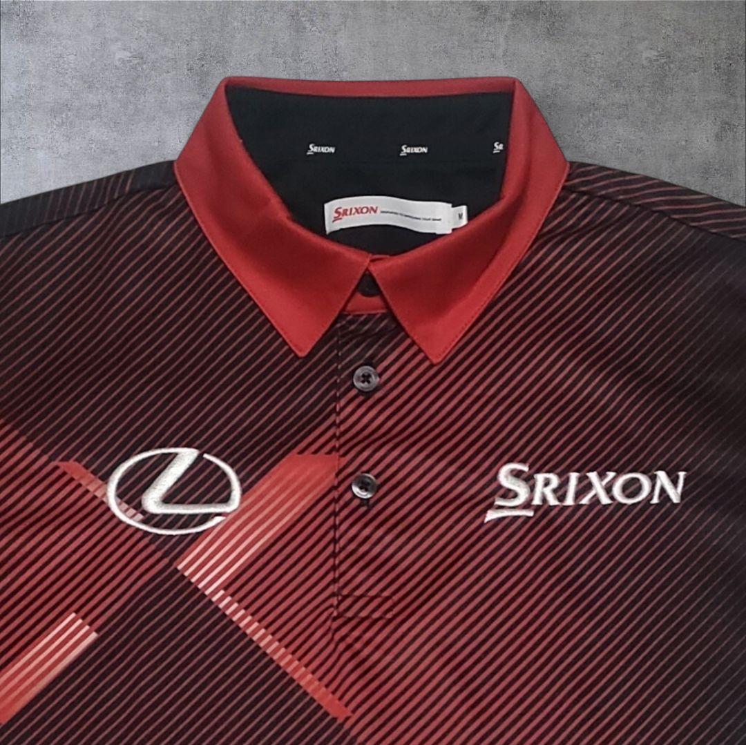 極美品 SRIXON 松山英樹 モデル ゴルフ シャツ レクサス デサント M