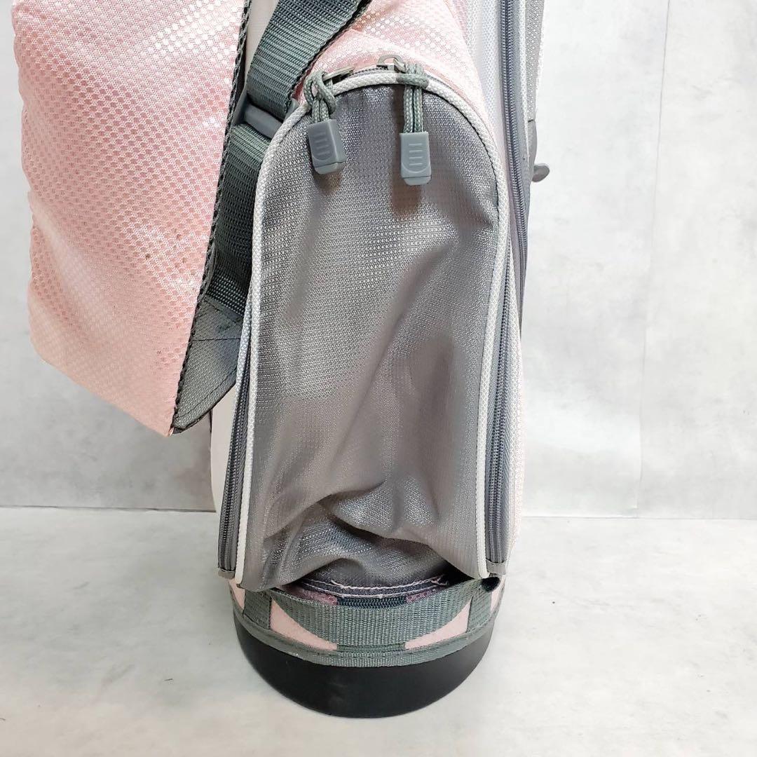 Fitway レディース 軽量スタンドキャディバッグ ピンク ゴルフバッグ
