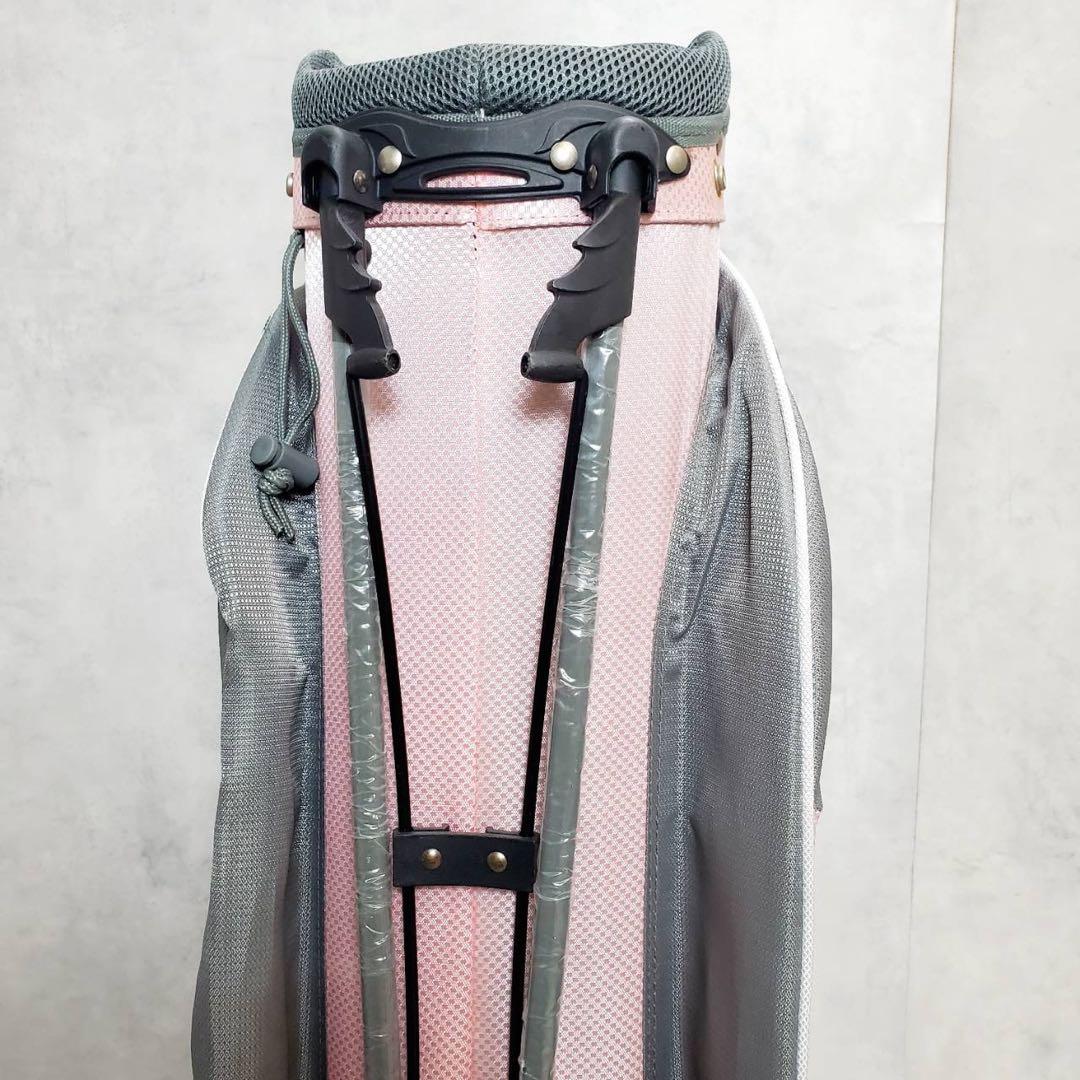 Fitway レディース 軽量スタンドキャディバッグ ピンク ゴルフバッグ