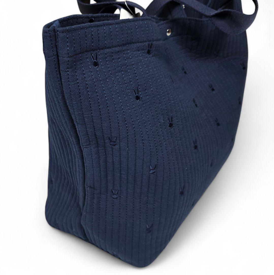 ★新品正規品PEARLYGATES/うさぎ総柄刺繍トートバッグ (UNISEX)