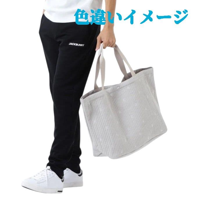 ★新品正規品PEARLYGATES/うさぎ総柄刺繍トートバッグ (UNISEX)