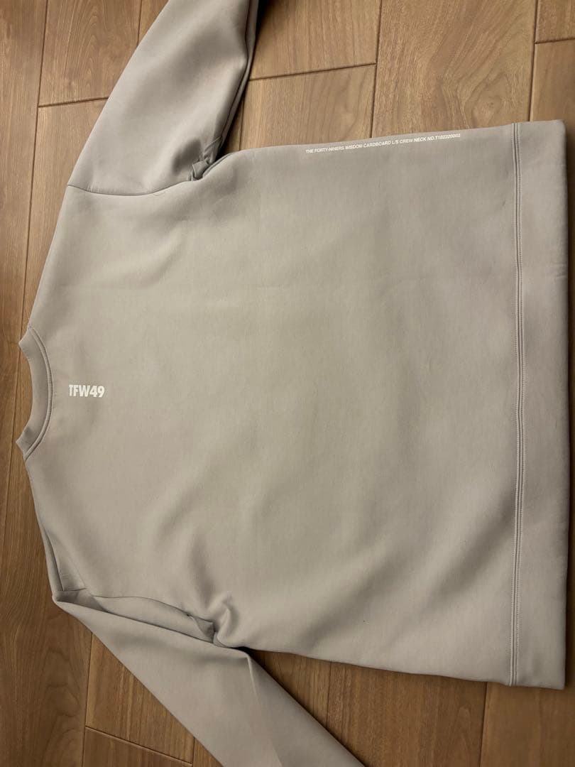 メンズウェア TFW49 CARDBOARD MATERIAL LONG SLEEVE