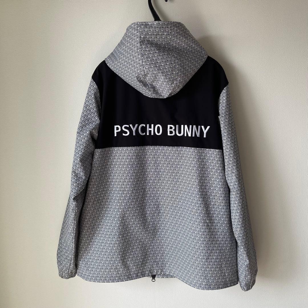 Psycho Bunny ジャケット Lサイズ ブラック/グレー