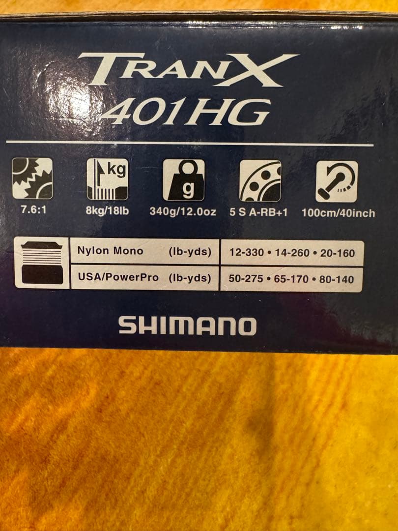 SHIMANO TRANX 401HG ベイトリール