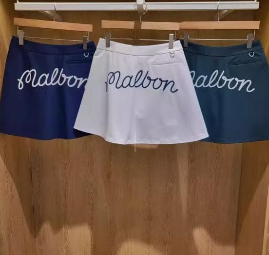 Malbonスカート レディース ゴルフ用 サイドジッパー美シルエット人気モデル