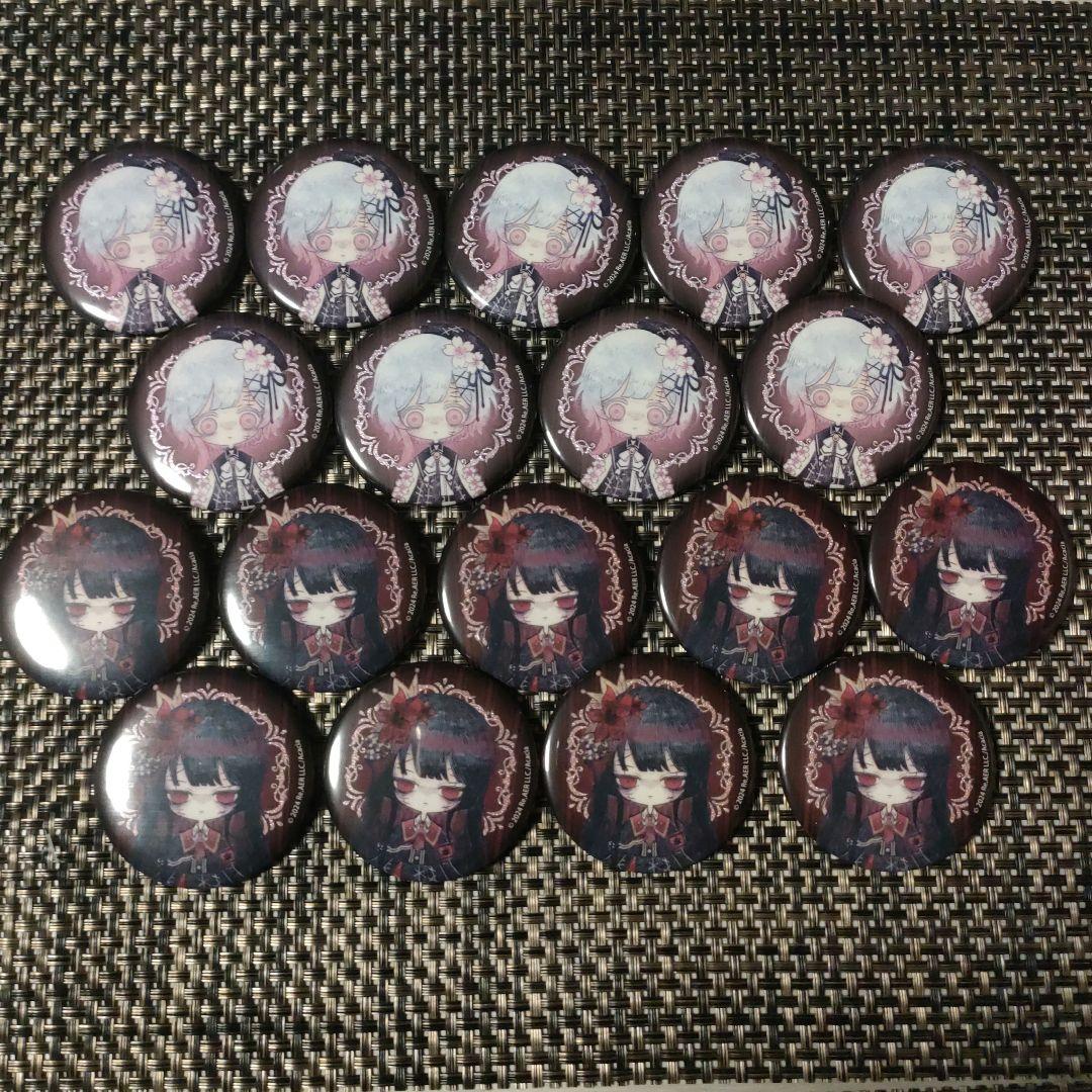 【バラ売り可】魔法少女ノ魔女裁判 POP UP STORE 人形化缶バッジ