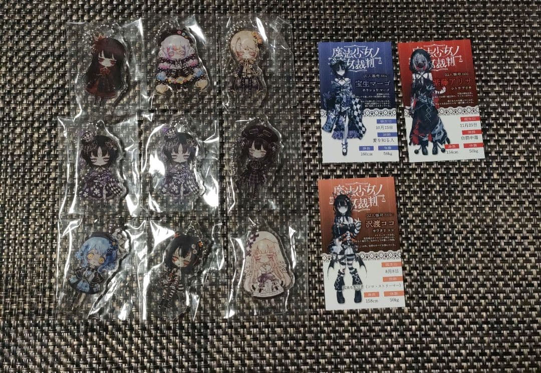 【バラ売り可】魔法少女ノ魔女裁判 POP UP STORE 人形化缶バッジ