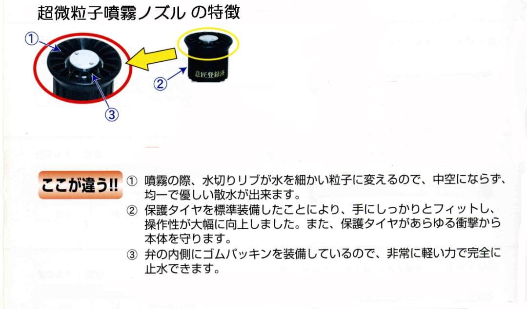 新品・融雪・散水・洗浄ノズル・高圧・耐寒・防藻性ホース２本セット