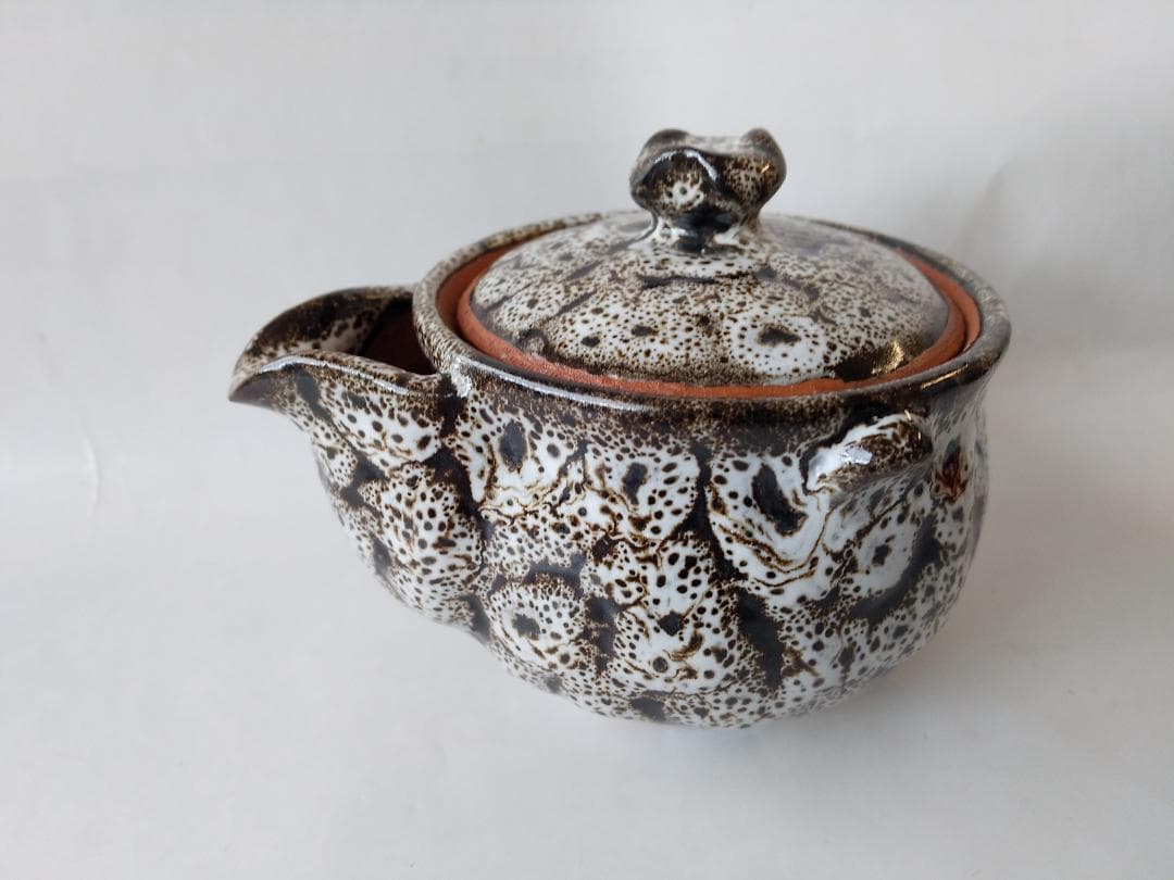 希少品 萩碗 宝瓶 佐々木建 作 萩煎茶器 共箱 現代アート 煎茶道具 新品