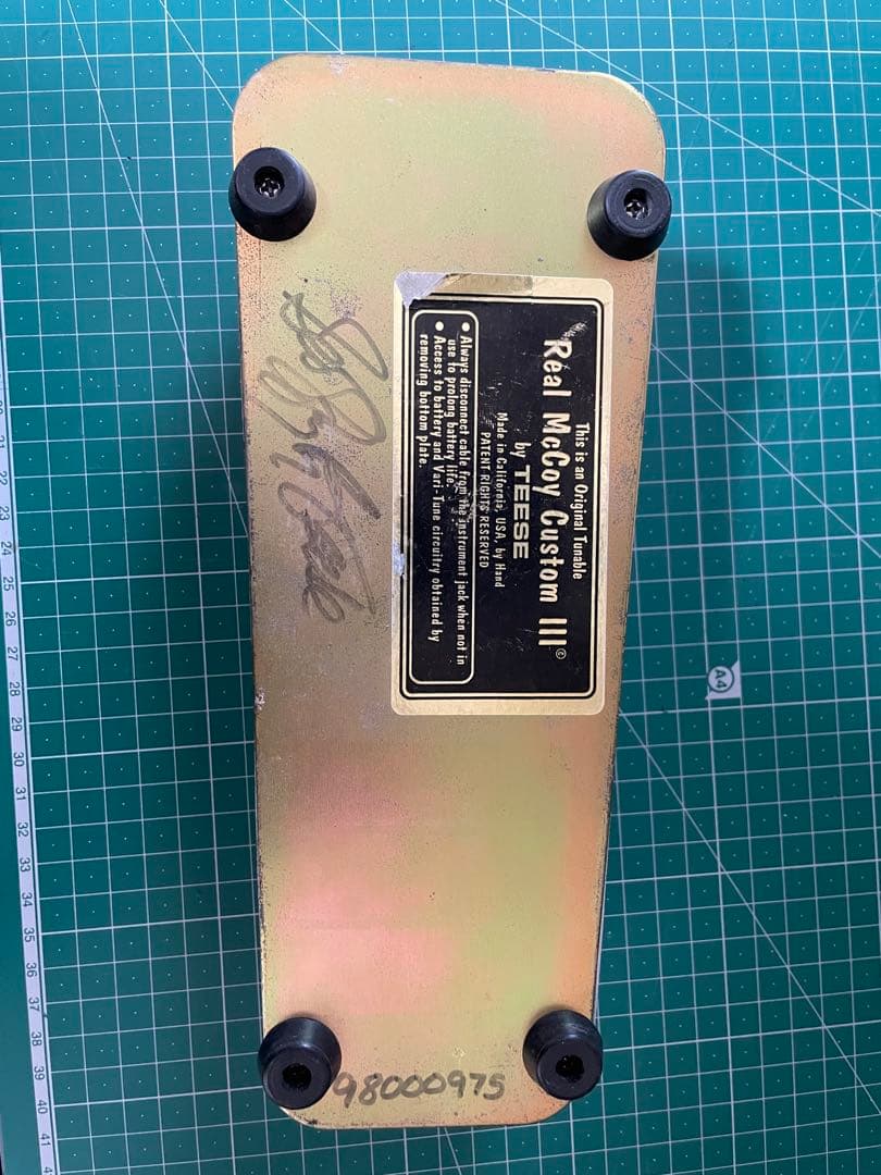 【希少】直筆サイン入 RMC3 Real McCoy Custom ワウ Wah