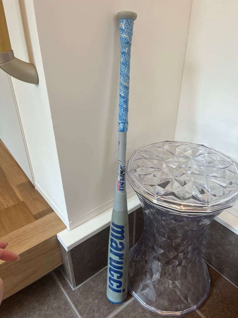 Marucci 軟式バット 青/グレー　青ワニ　ワニクラッシャー82センチ