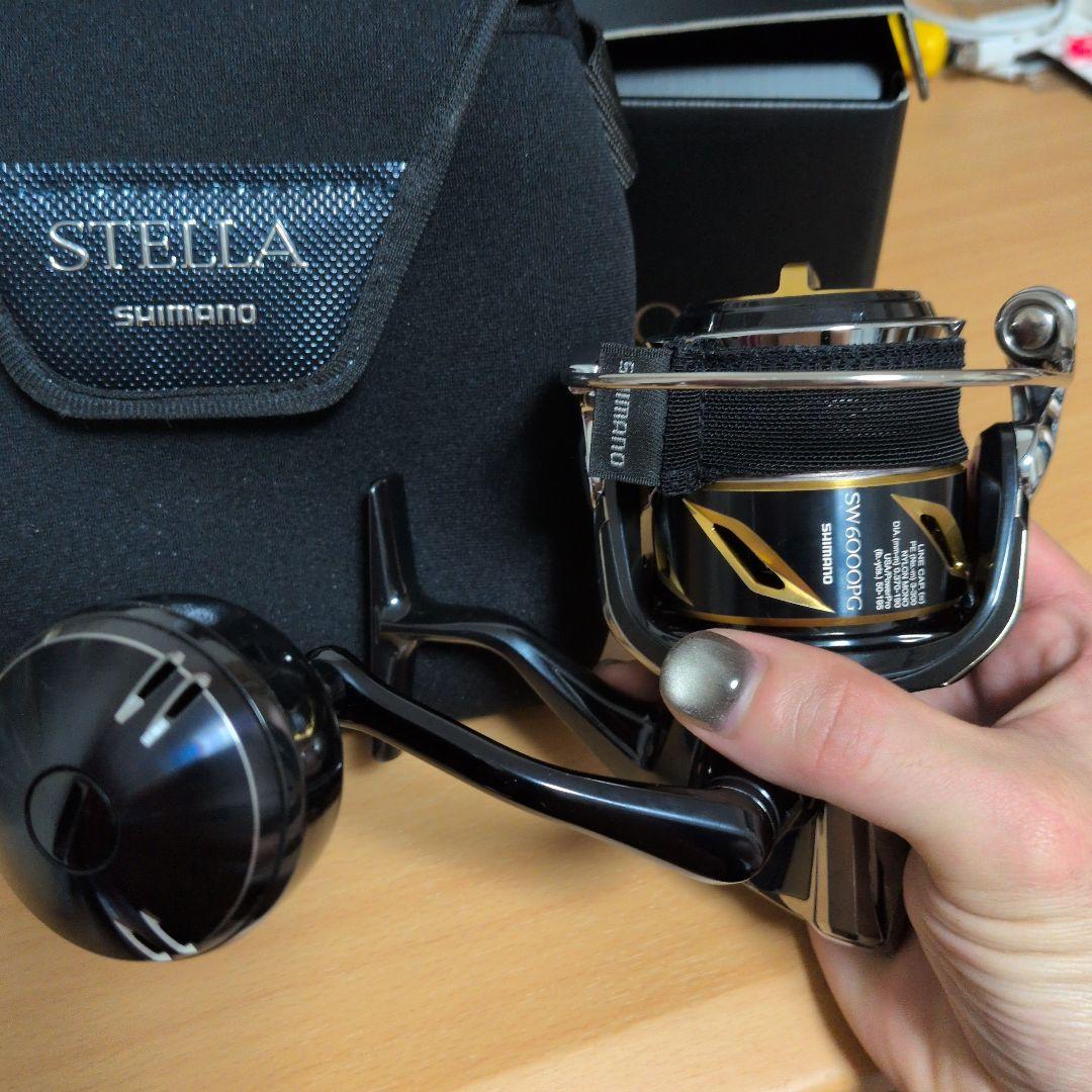 SHIMANO 20STELLA SW 6000PG リールスタンド付き