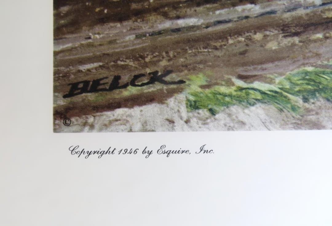 Peter Helck ピーター ヘルク 1940年代のプリント 8枚セット
