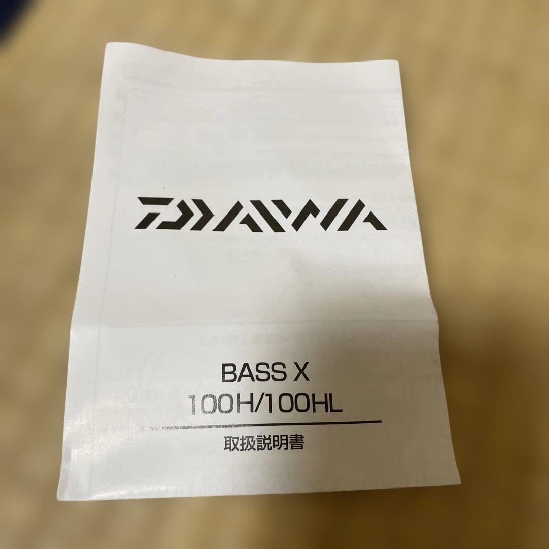 Daiwa BASS X100H リール