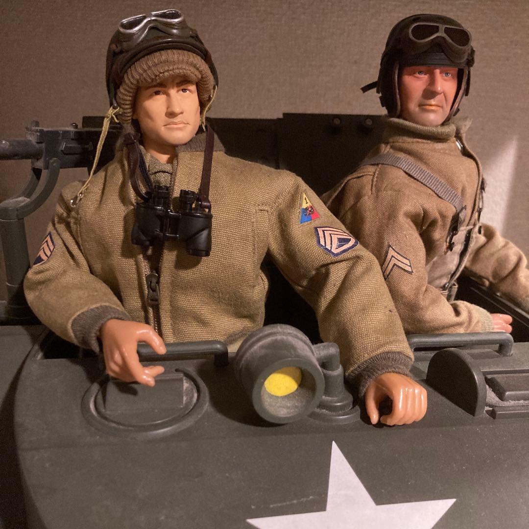 ドラゴンモデルズ製1/6米陸軍　第1機甲師団戦車クルー(箱無し2体セット)