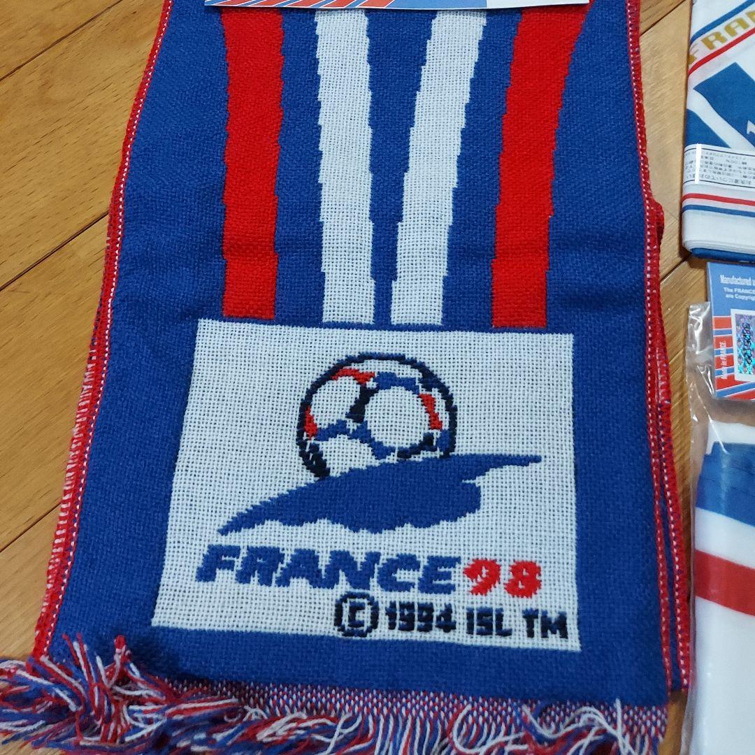 1998年FIFAワールドカップフランス マフラー ハンカチ フラッグ3点セット