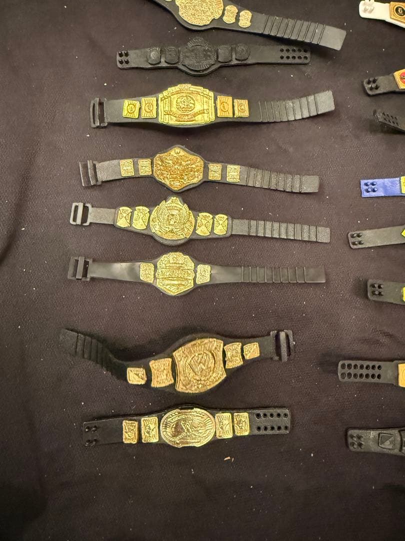 WWE チャンピオンベルト風フィギュア 22個セット