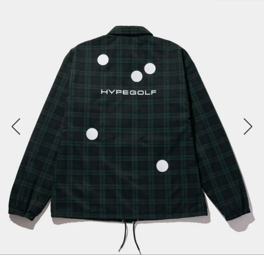 【美品】ハイプゴルフ DOT MOTIF COACH JACKET