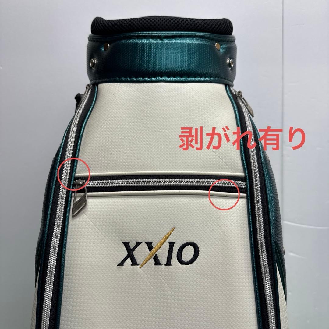 ゼクシオ XXIO ゴルフバック キャディバック　8インチ ホワイト　中古