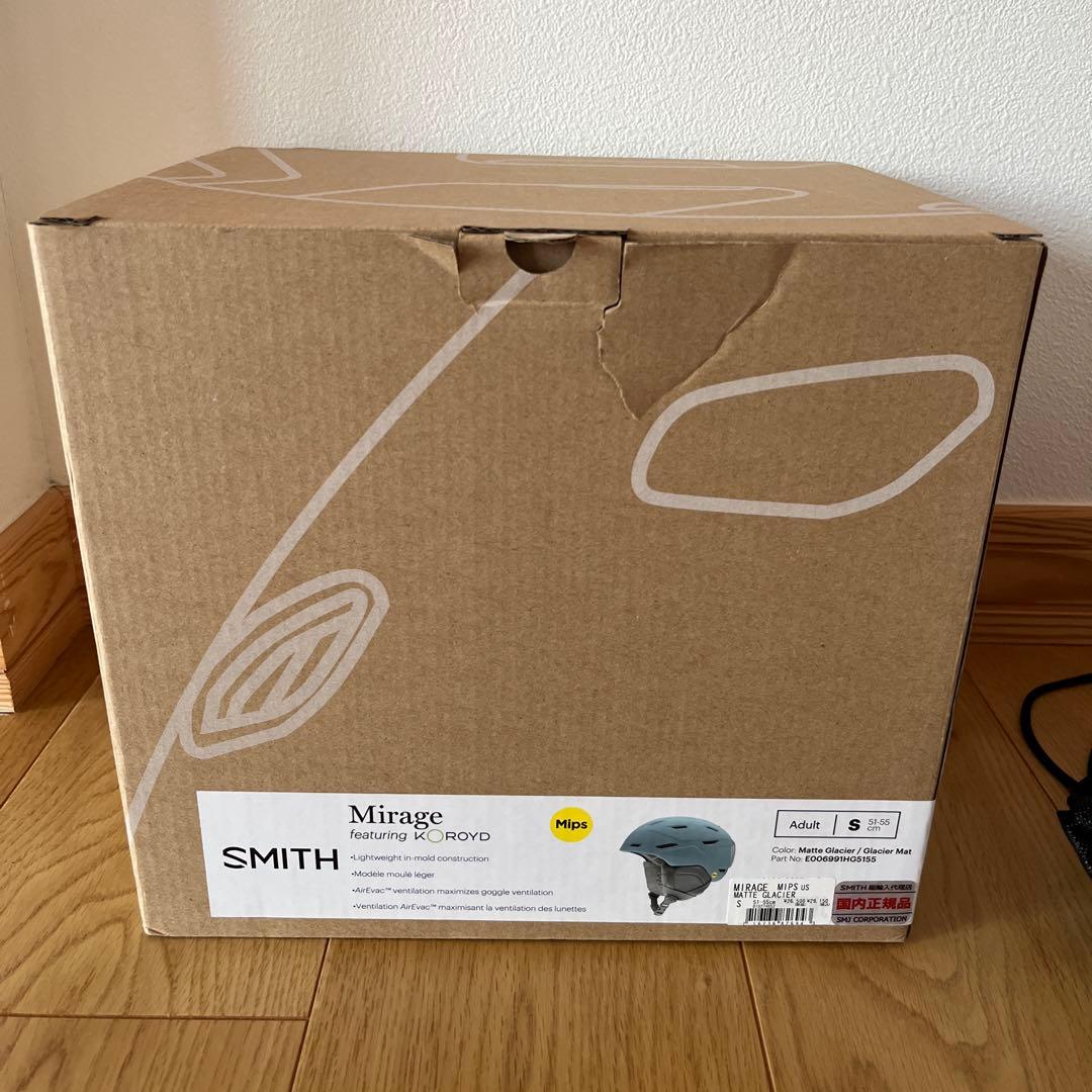 [美品]SMITH Mirage スノーヘルメット Sサイズ