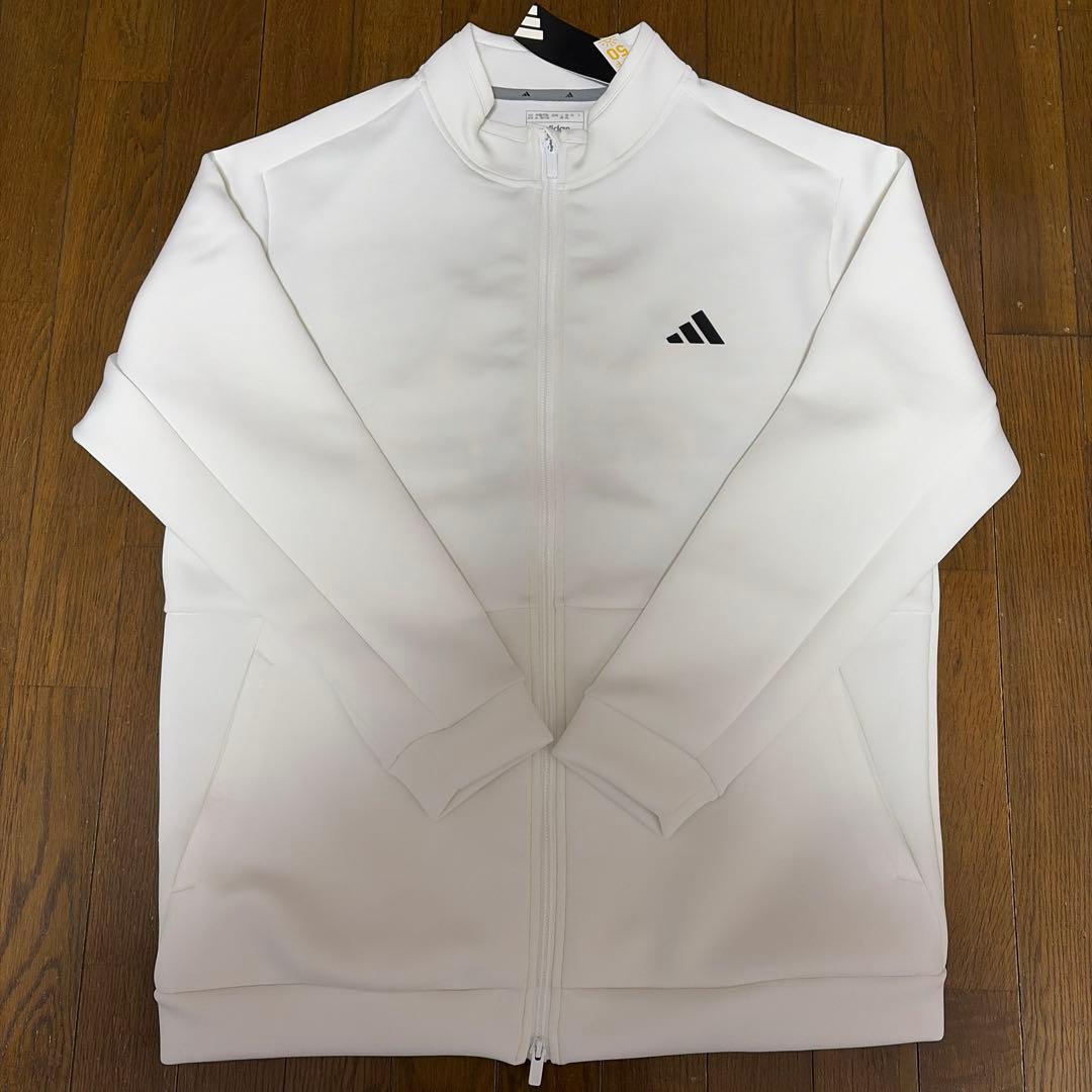 【未使用】adidasバックロゴ付フルジップジャケットJSR69希少サイズ3XL