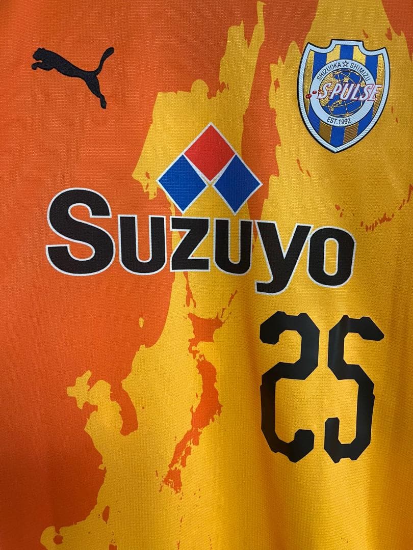 未使用 清水エスパルス 2018 ユニフォーム 25 松原后 M サイズ タグ付