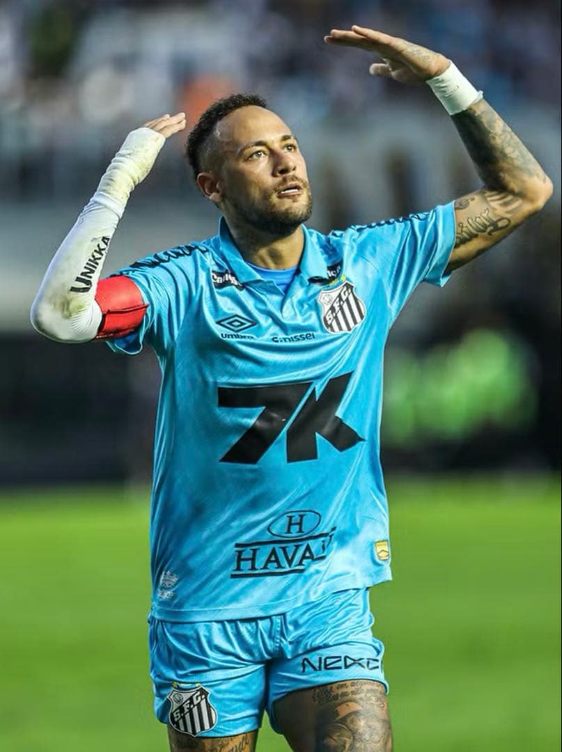 [新品]サントスのユニフォーム25/26 AWAY #NEYMAR JR 10番