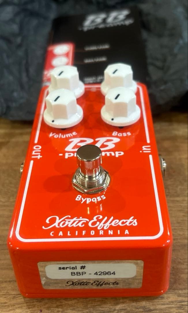 【１年保証期間内】Xotic Effects BB preamp V1.5
