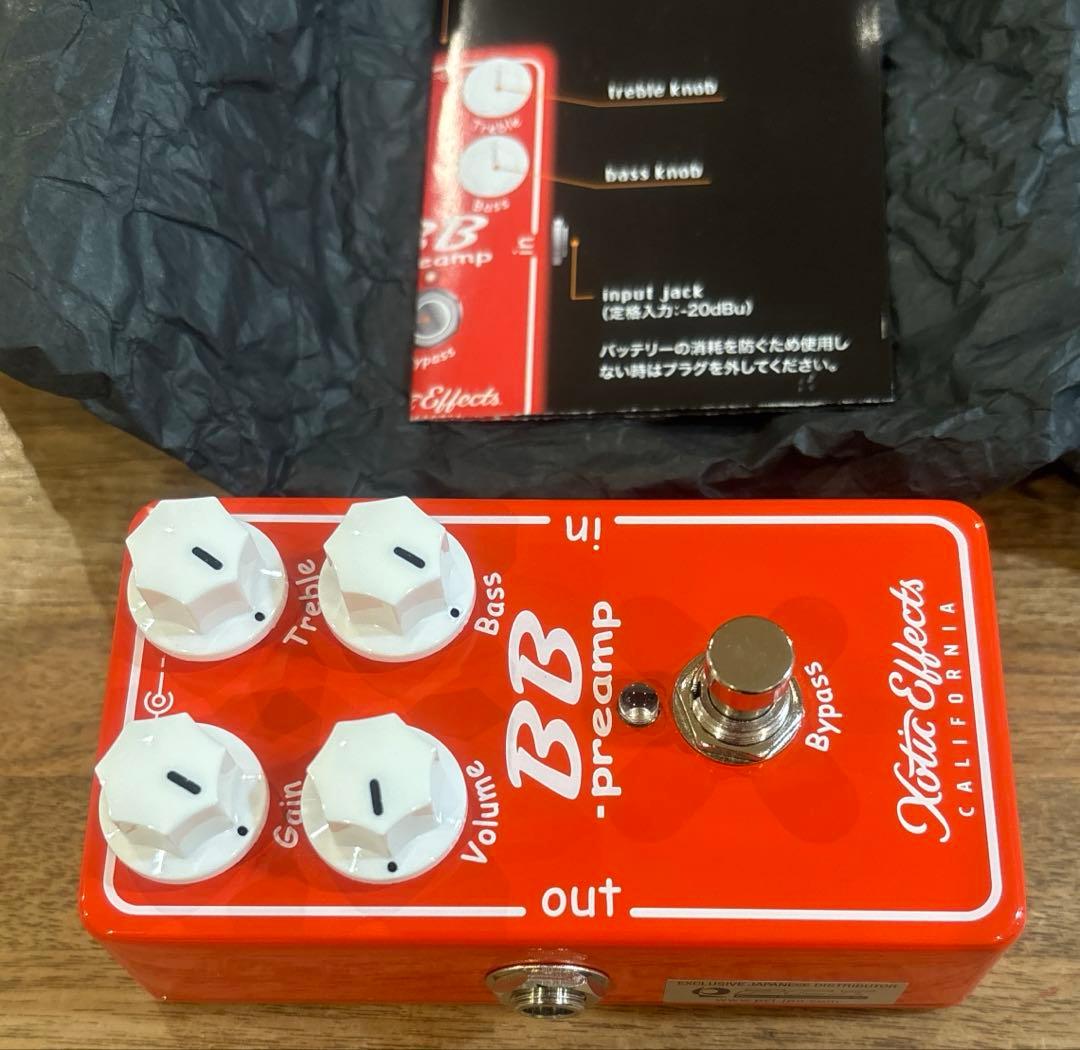 【１年保証期間内】Xotic Effects BB preamp V1.5