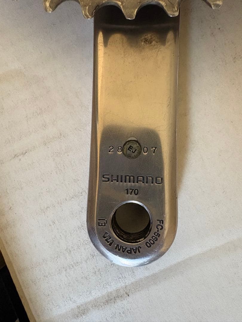 シマノFC-5600 170mm 52-39 105 クランクセット