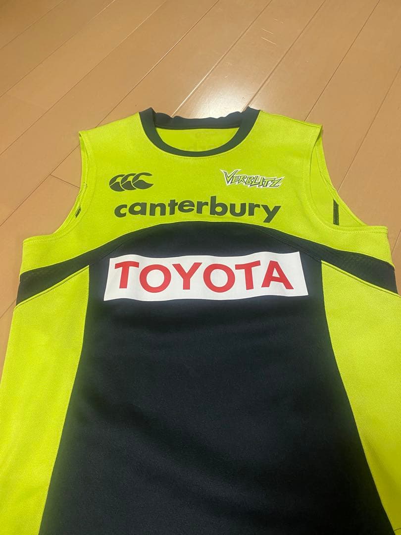 トヨタ ラグビーノースリーブ canterburyウォームアップウェア