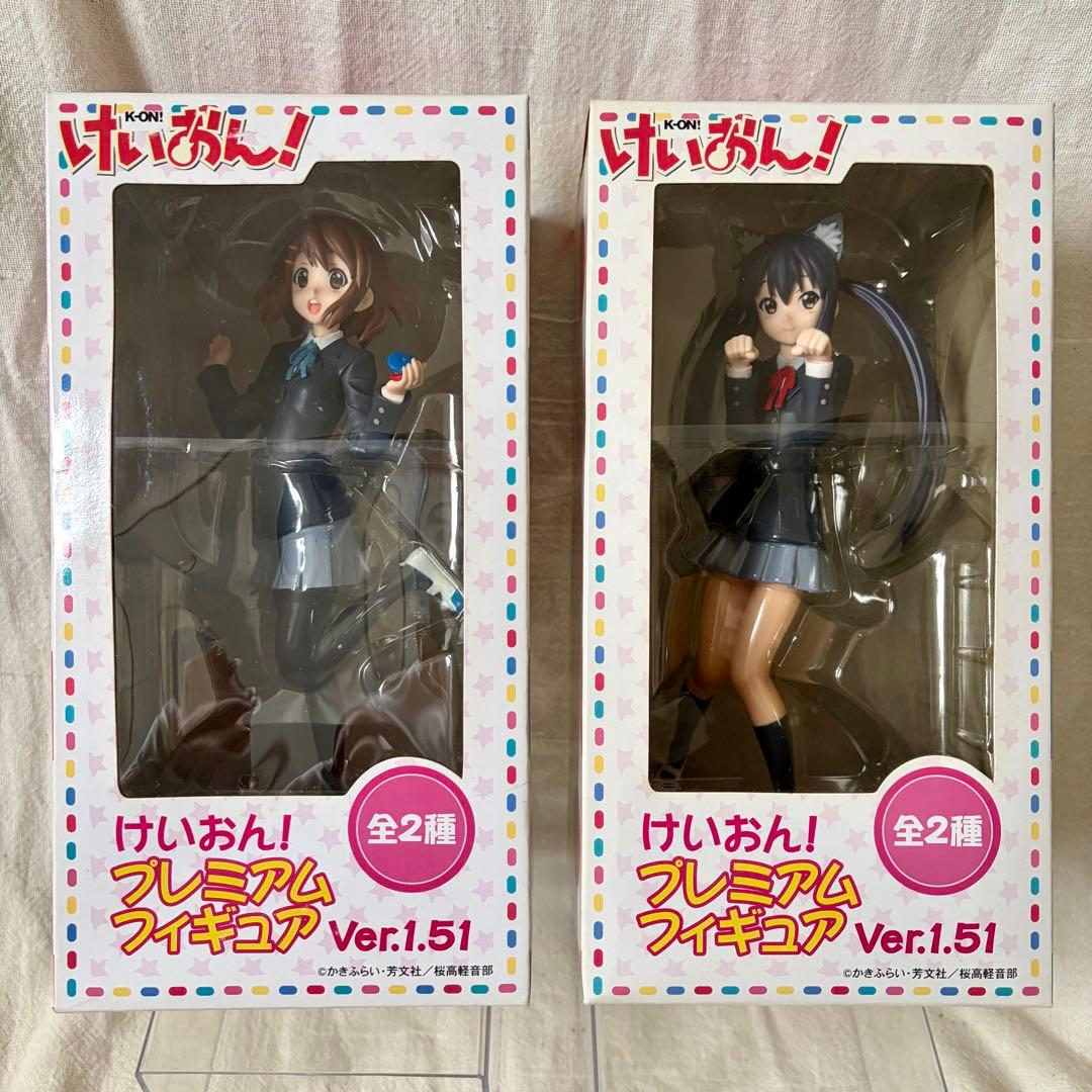 【けいおん! 】プレミアムフィギュア Ver.1.51 セット 平沢唯　中野梓