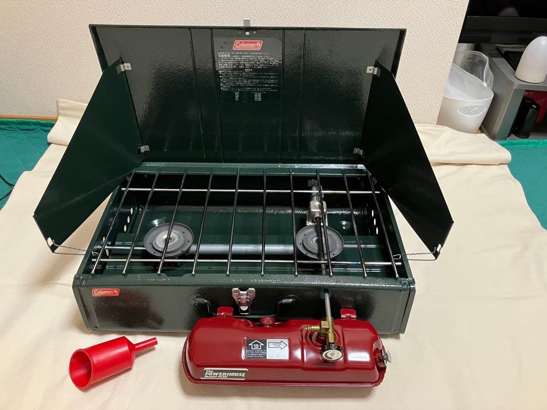 美品 Coleman 413H パワーハウス ツーバーナー