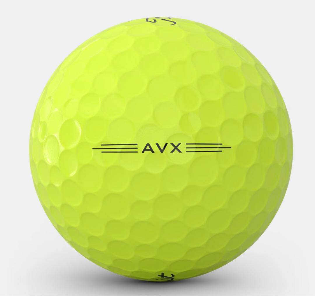 新品2026年NEWタイトリストAVX イエロー1ダース(12球)