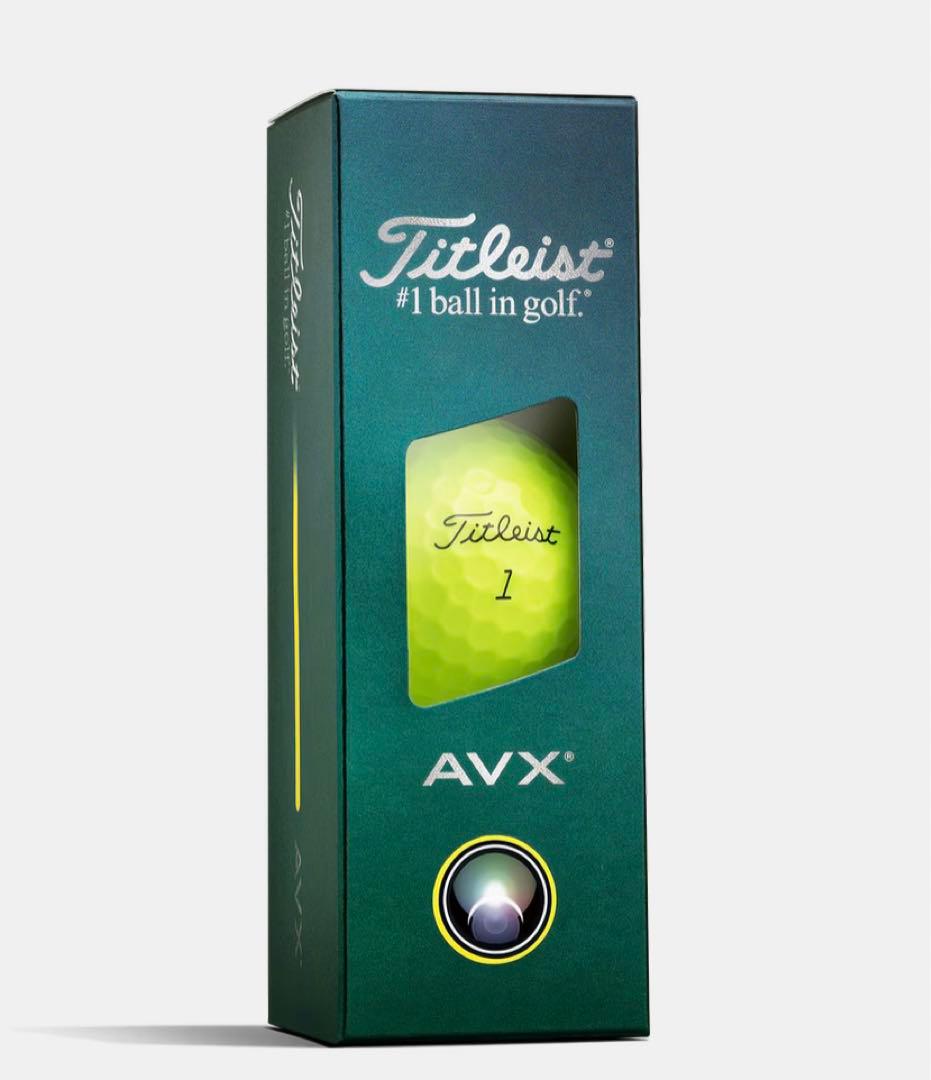 新品2026年NEWタイトリストAVX イエロー1ダース(12球)