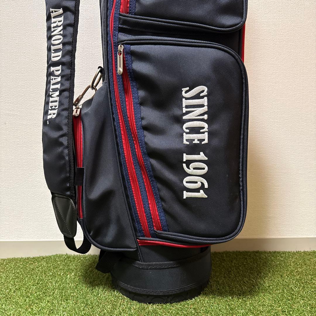 Arnold Palmer キャディバッグ 7.5型 2.5kg ネイビー 軽量