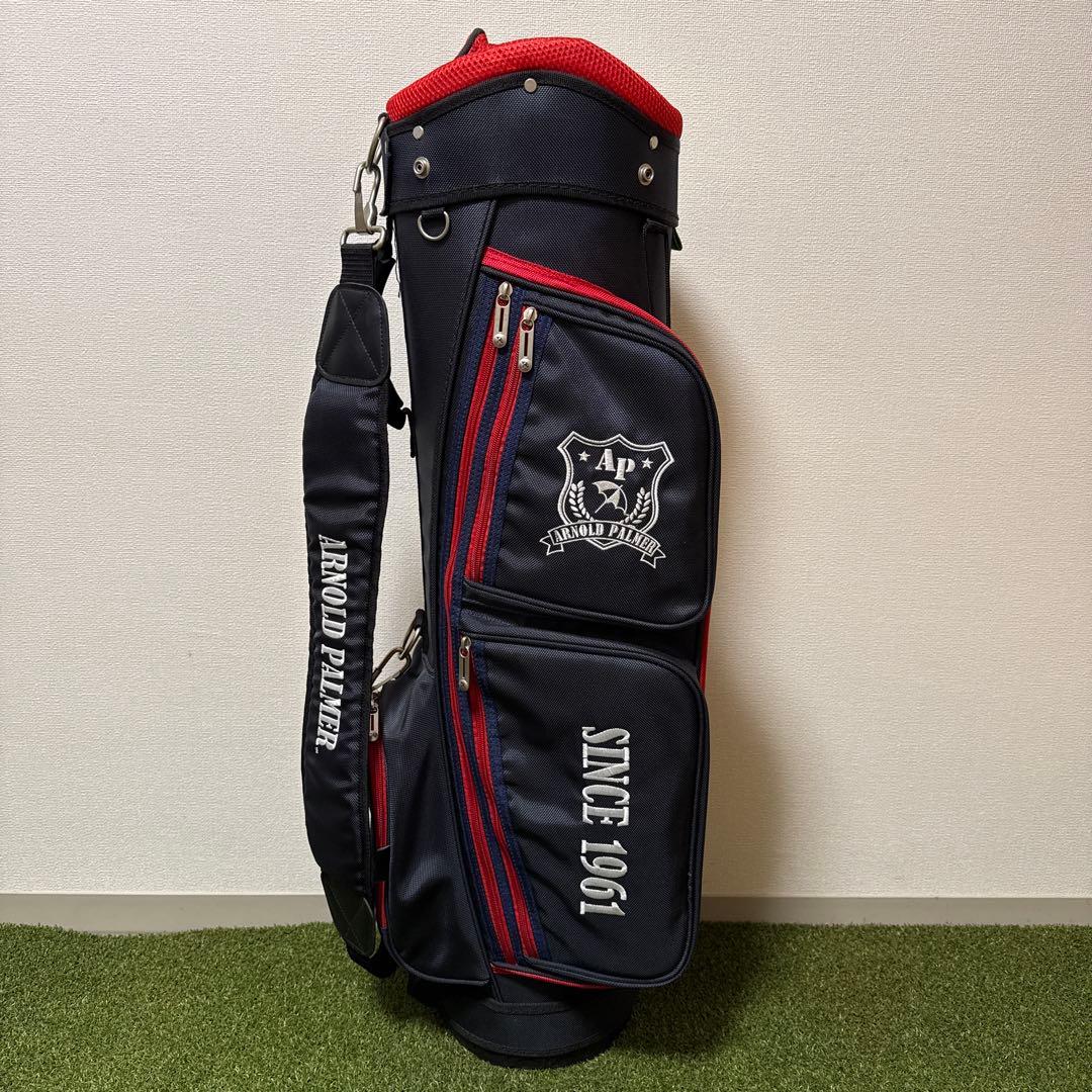 Arnold Palmer キャディバッグ 7.5型 2.5kg ネイビー 軽量